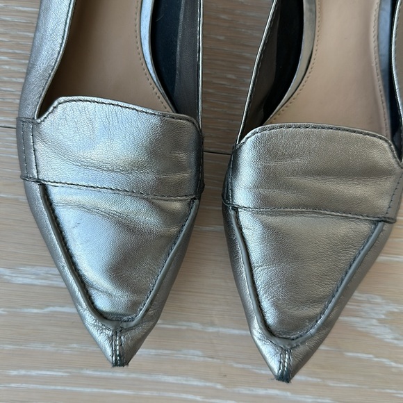 Vince Camuto Maira Pointed Toe Loafers in Gunmetal Gray/Silver - Picture 4 of 8